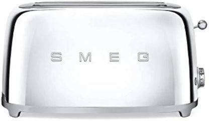 Smeg TSF02SSUS Grille-pain 4 tranches style rétro années 50 Chromé