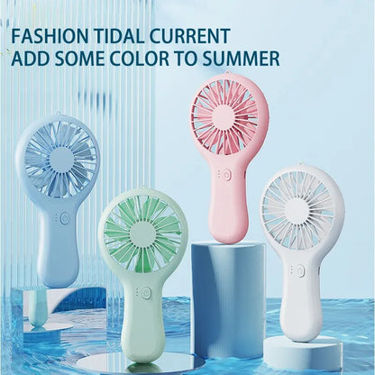 Handheld Small Fan Cooler Portable Small Usb Charging Fan Mini Silent Charging Desk Dormitory Office Student Gifts Long Enduranc