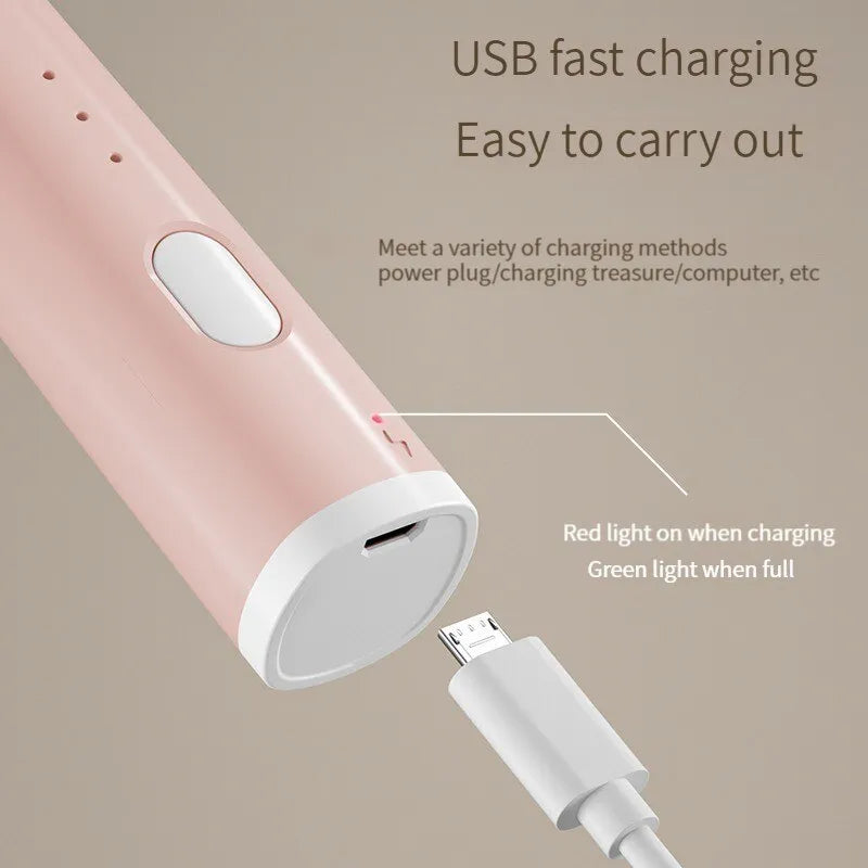 Batteur à œufs portatif Rechargeable par USB, 3 vitesses, mousseur à lait électrique, mélangeur de mousse, pour boisson au café, baguette mousseuse, 1 pièce