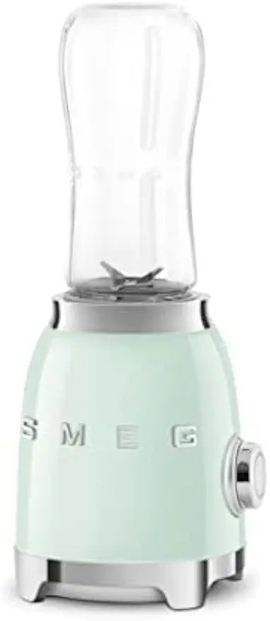 SMEG Retro Personal Blender with 2 Bottles PBF01PGUS, Pastel Green, Medium