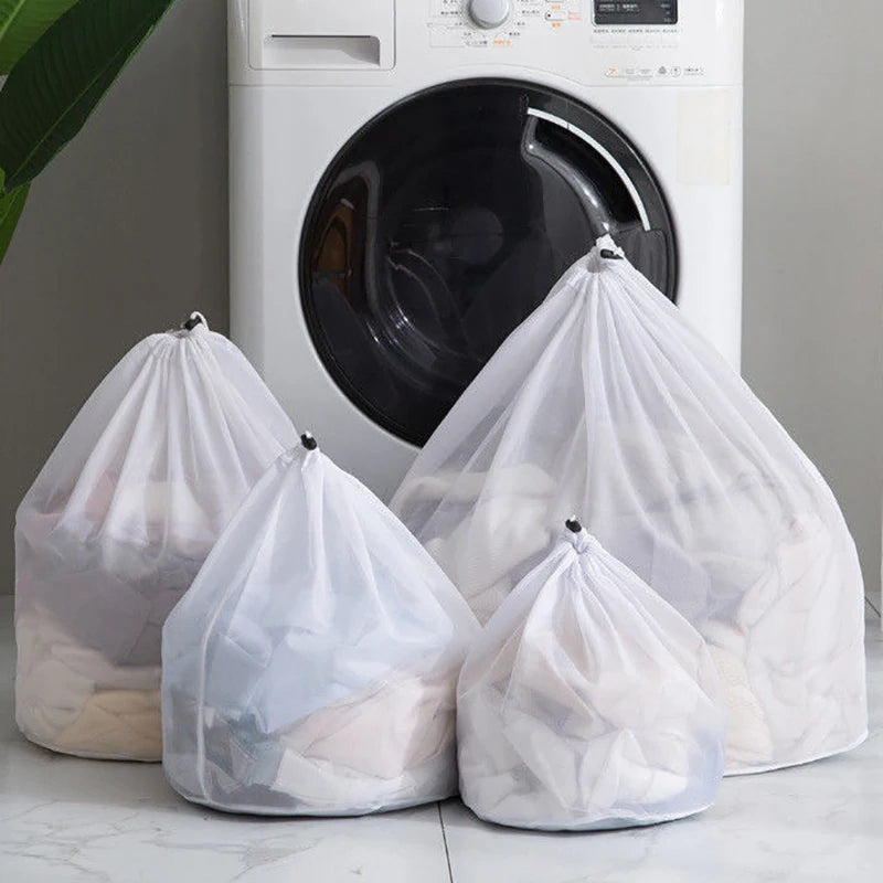 Grand sac à linge de lavage, filet organisateur en maille, soutien-gorge sale, chaussettes, sous-vêtements, chaussures, couverture de Machine à laver, vêtements