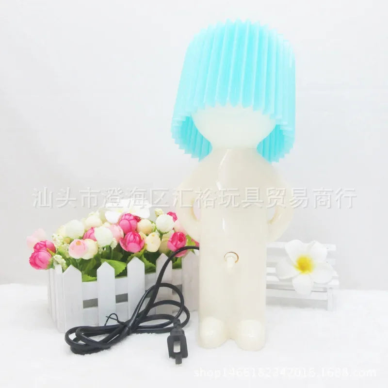 Naughty boy Mr.P a little shy man creative lamp small night lights,night lights home decoration nice gift WJ926