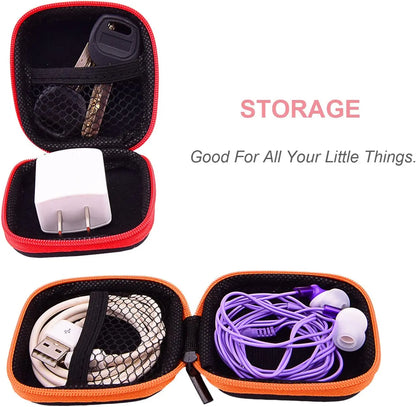 Sundries Travel Storage Bag Charging Case for Earphone Package Zipper Bag Portable Travel Cable Organizer Electronics Storage