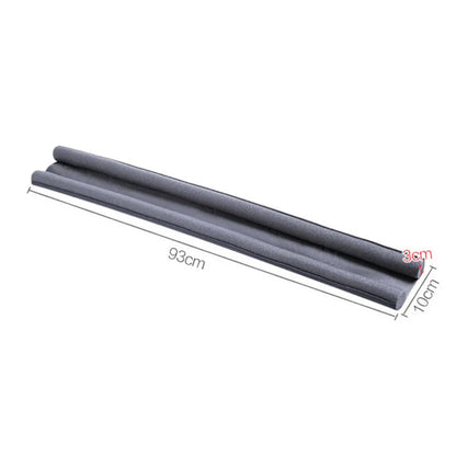 95*10cm Waterproof Seal Strip Draught Excluder Stopper Door Bottom Guard Double Silicone Rubber Seal Dustproof Soundproof