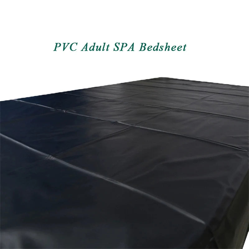 SPA impermeable Sexy juego de adultos cubierta de colchón de vinilo relaciones sexuales alivio de alergias de plástico cama tamaño Queen King sábana de cama de PVC