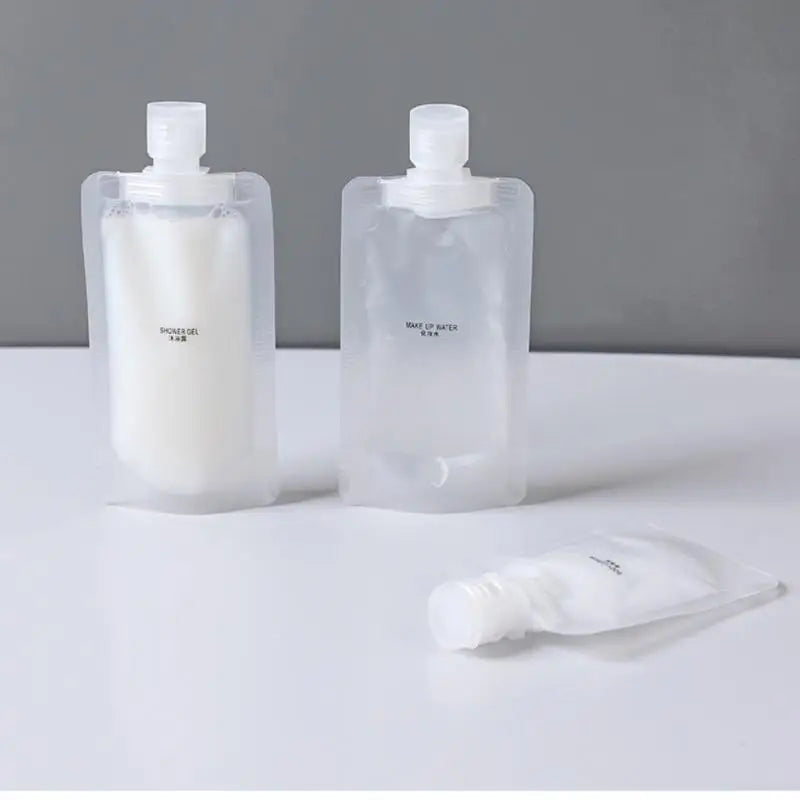 30/50ml Lotion Dispenser Bag Travel Reusable Pouches Shampoo Liquid Leakproof Refillable Cosmetic Packaging Storage Container