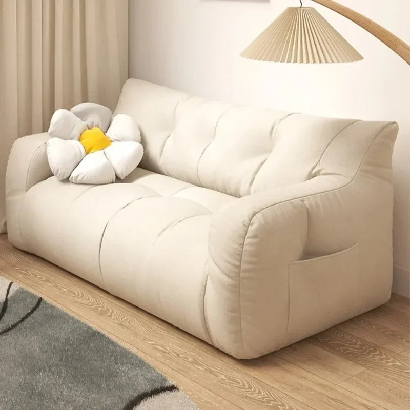 American Cotton And Linen Sofas Lazy Man Sofa Living Room Furniture Backrest Household Single Person Adult Applicable Household