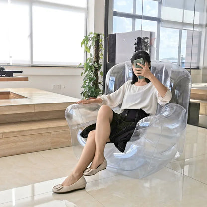 Sofá inflable transparente de estilo nórdico, organizador perezoso, sillón moderno, individual, barato, Divani Soggiorno, muebles de dormitorio