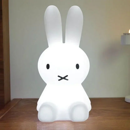 Éclairage mignon lapin éclairage lumière d'ambiance veilleuse LED lumières ampères pour chambre lampe d'écriture lampe de bureau lampe de nuit pour enfants cadeau