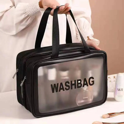 Portable Travel Clear Storage Bag Organizer Bags Waterproof Washbag Transparent Cosmetic Cases