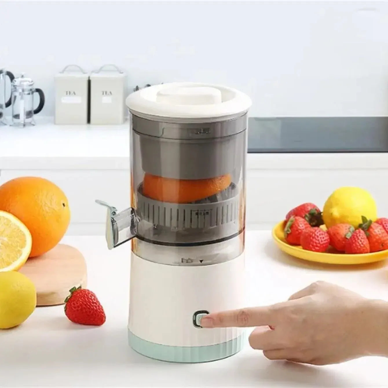 Ju479 Portable Electric Juicer USB Rechargeable Two-Way Spiral Cup Home Multifunctional Fruit Juicer