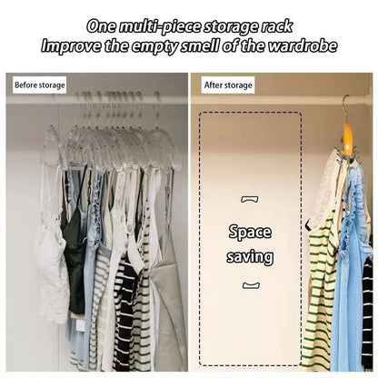 Multiple Hooks Women Storage Bra Hangers For Clothes Case Home Wardrobe Accessories Supplly Scarf Organizer Men Tie Belt Hangers