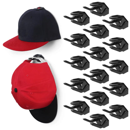 Percheros adhesivos para sombreros para pared, ganchos para gorras de béisbol minimalistas, organizador de diseño, soporte para alcaparras, montaje en pared para armario/puerta, 5/8 Uds.