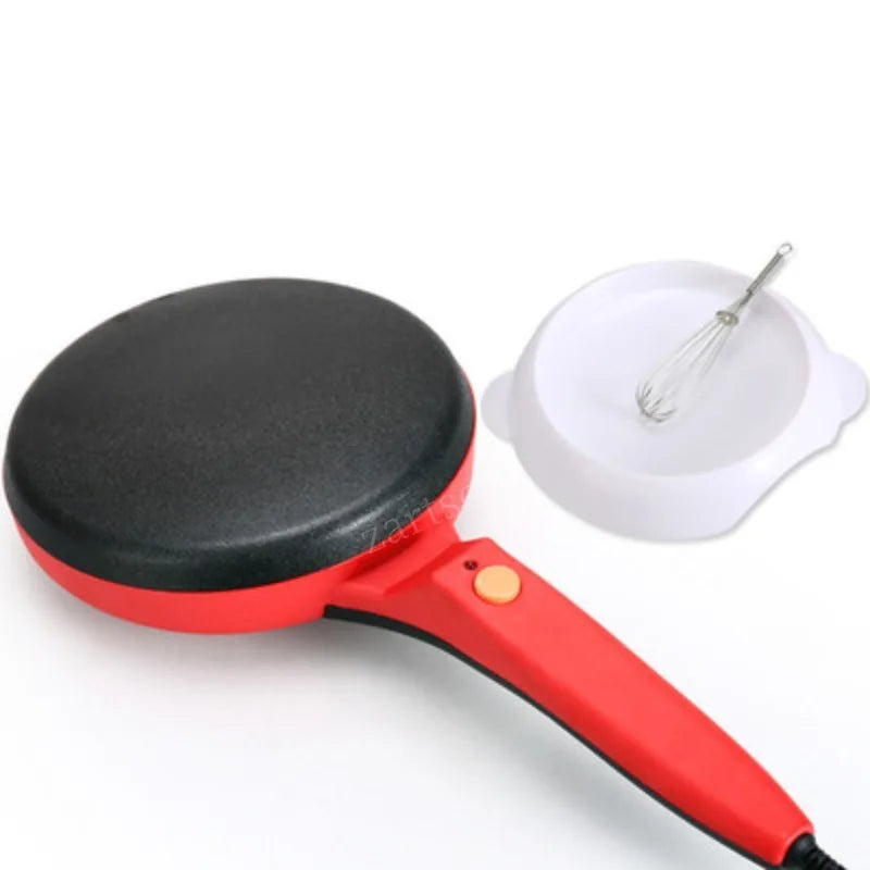 Máquina de tortitas eléctrica antiadherente de 220V para hacer Pizza y crepé, plancha antiadherente para hornear, Pan, pastel, máquina de cocina, herramientas de cocina, crepé