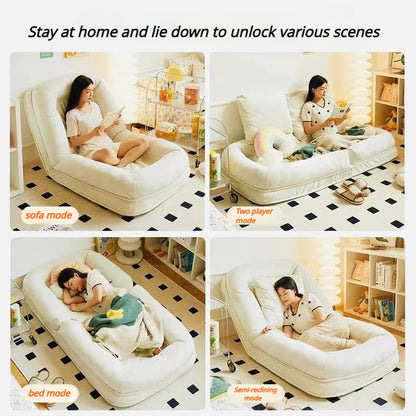 Hogar Tatami Extra Grande Sofá Perezoso Suave Y Cómodo Balcón Dormitorio Sala De Estar Puede Acostarse Y Dormir En Varios Colores