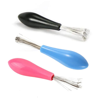 Nettoyeur de brosse à cheveux, peigne, poignée en plastique, dissolvant de brosse de nettoyage, outils de beauté intégrés, produits de nettoyage, fournitures de nettoyage, 2 pièces