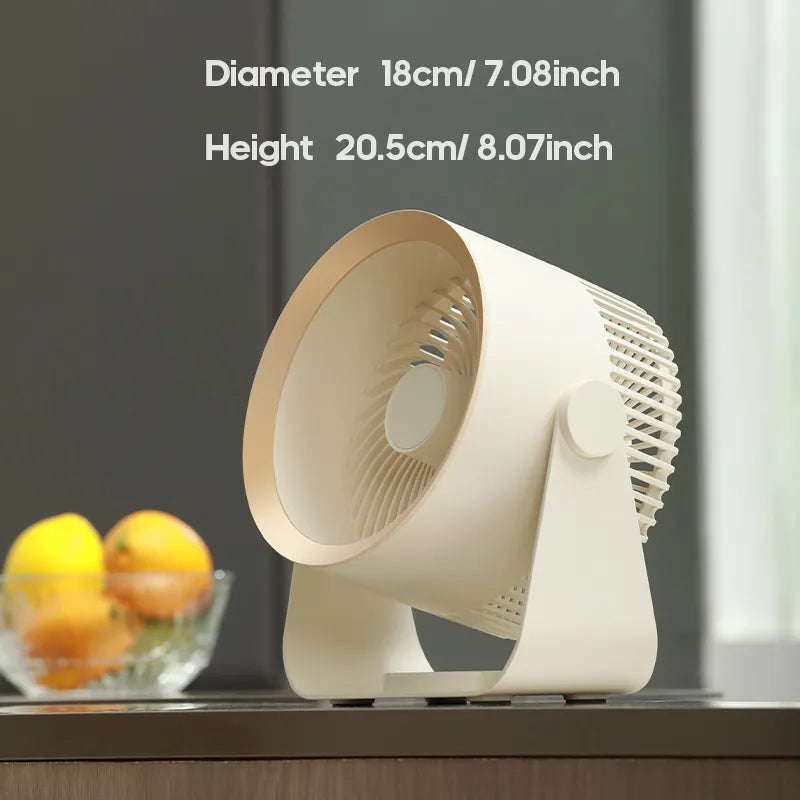 KINSCOTER-ventilador eléctrico multifuncional, circulador inalámbrico portátil para el hogar, ventilador silencioso para escritorio, ventilador de techo y pared, Enfriador de aire