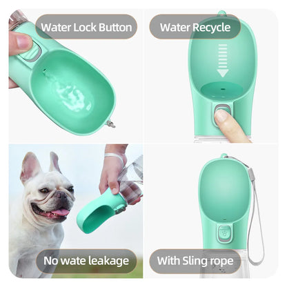 Bouteille d'eau Portable pour petits et grands chiens et chats, bols à boire étanches pour la marche en plein air, fournitures pour Chihuahua et bouledogue français