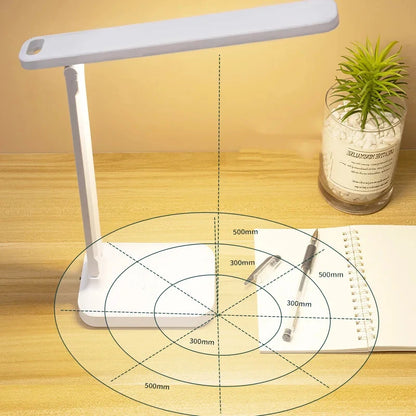 Lámpara de mesa plegable táctil Led Xiaomi, lámpara de noche portátil con protección ocular para lectura de cabecera, lámpara de escritorio regulable con batería de 4000mAh