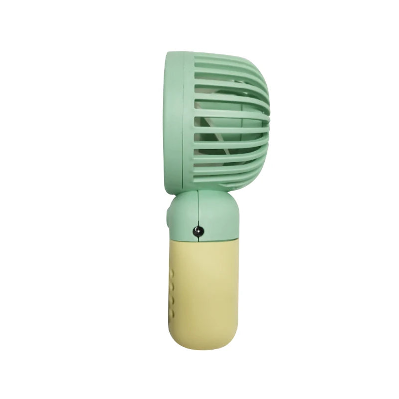 Mini ventilateur USB mignon, Portable, Rechargeable, pratique, taille de poche, faible bruit, petit ventilateur électrique pour dortoir d'étudiants