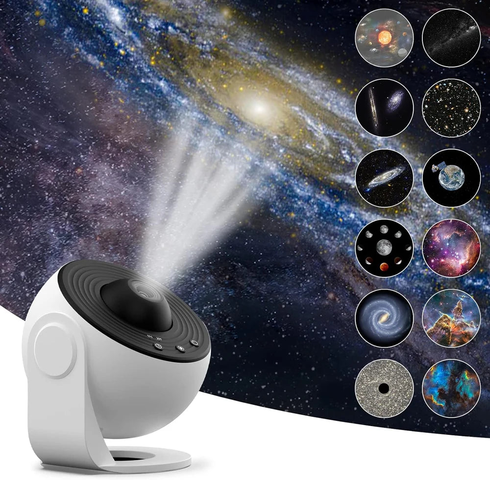 Star Projector Galaxy Light Starry Sky Projector 360° Rotate Planetarium Night Light Lamp For Kids Bedroom Valentines Day Gift