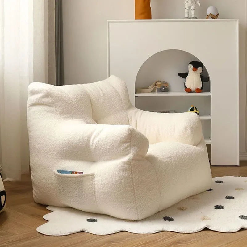 95x70x70cm grande taille unique paresseux canapé unique ergonomique doux confortable pouf canapé simple Canape Salon chambre meubles