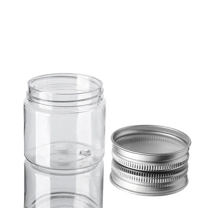 Pots de stockage avec couvercles, 20 pièces, 30/50/60/80/120/150ml, rond en aluminium, bocaux vides en plastique pour cosmétiques, bouteille de voyage pour aliments