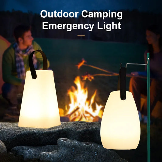 Veilleuse LED avec télécommande, veilleuse portable, veilleuse circulaire, ambiance domestique, lampe de chevet, lumière de camping en plein air