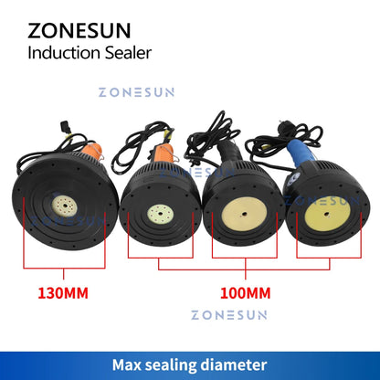 ZONESUN – Machine électromagnétique portative de scellage de bouteilles, scelleuse à Induction portative, couvercle en aluminium, flacon en plastique ZS-DL800