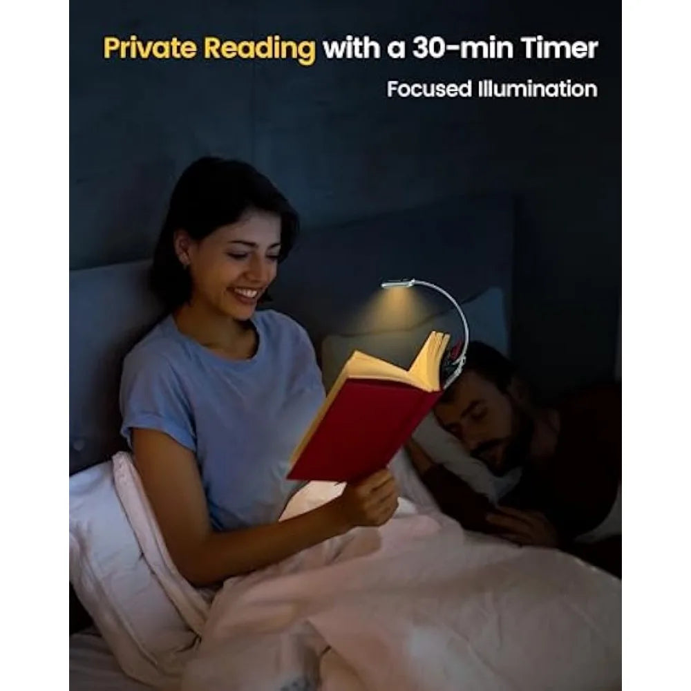 16 Led Posh Premium Mini Book Light Usb Rechargeable Reading Light Eye Caring Mini Clip on Book Lamp Study Read Night Light Lamp