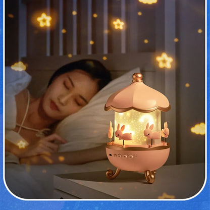 Projecteur de veilleuse pour enfants, chambre d'enfant, Rotation de l'espace, lampe de nuit Led rechargeable par USB, 12 Films, cadeau d'anniversaire et de noël