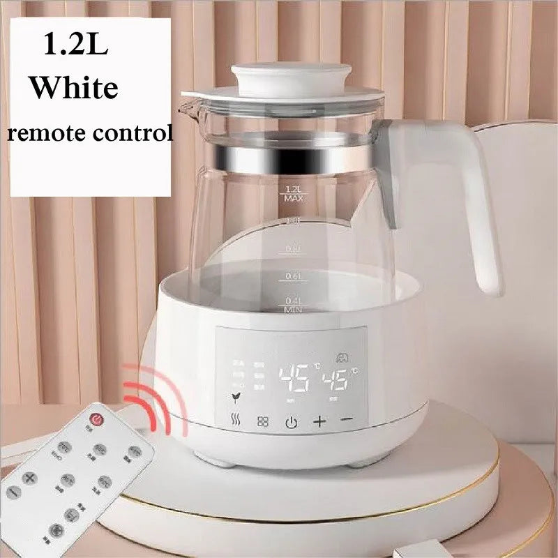 Régulateur de lait thermostatique pour bébé, 1,2 l, bouilloire pour bébé, garde au chaud 24 heures, eau chaude, Pot isolant intelligent, chauffe-lait en poudre