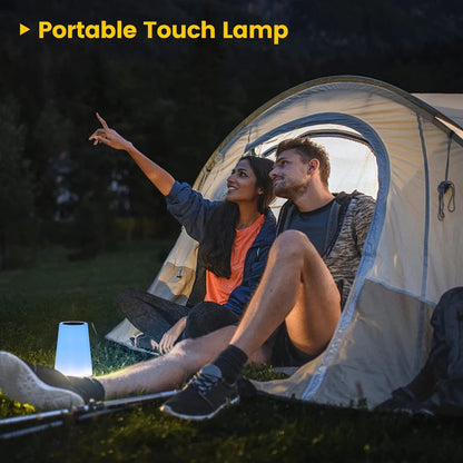 Lampe LED tactile à intensité variable, 13 couleurs changeantes, avec télécommande RGB, lampe de chevet Portable, Rechargeable par USB