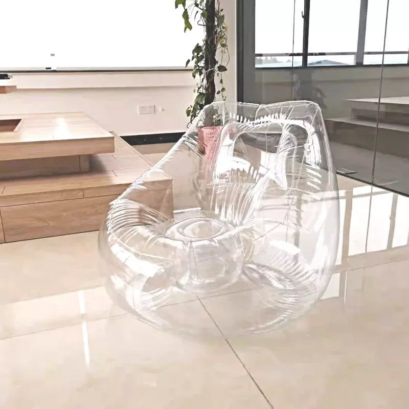 Sofá inflable transparente de estilo nórdico, organizador perezoso, sillón moderno, individual, barato, Divani Soggiorno, muebles de dormitorio