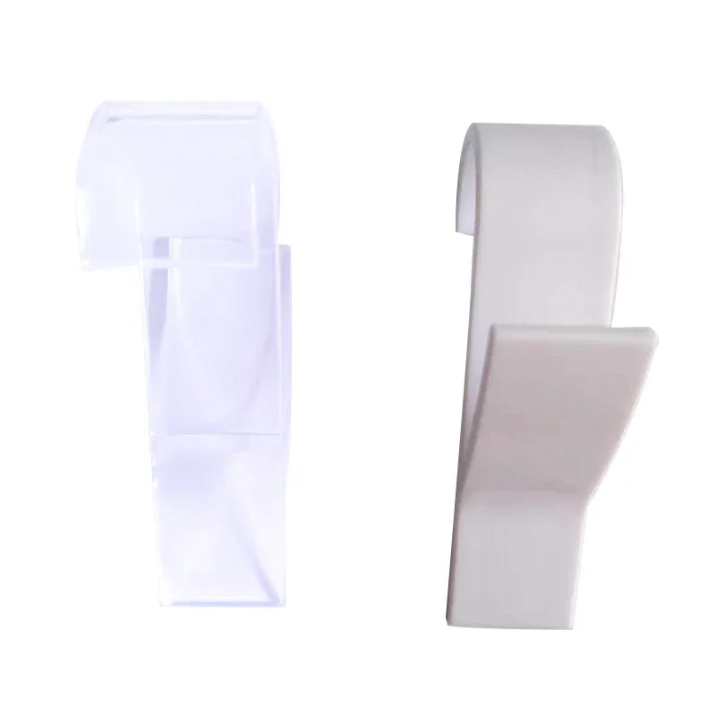 Ganchos para colgar en el baño y cocina, estantes de almacenamiento, colgador blanco transparente, toallero calefactable, riel para radiador, colgador de ropa, ganchos para bufanda