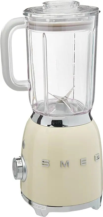 Smeg BLF01CRUS Licuadora estilo años 50, crema, 48 onzas