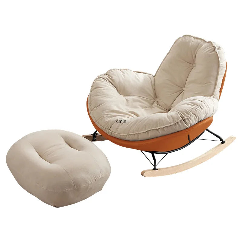 Lazy Couch Penguin Rocking Chair Adult Lounge Snail Balcony Home Indoor Leisure Rocking Chair  Lounge Chair Rocking sofa