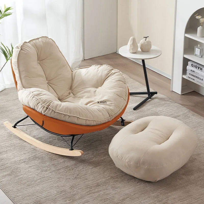 Lazy Couch Penguin Rocking Chair Adult Lounge Snail Balcony Home Indoor Leisure Rocking Chair  Lounge Chair Rocking sofa