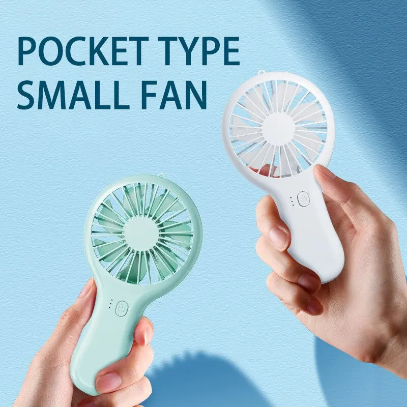 Handheld Small Fan Cooler Portable Small Usb Charging Fan Mini Silent Charging Desk Dormitory Office Student Gifts Long Enduranc