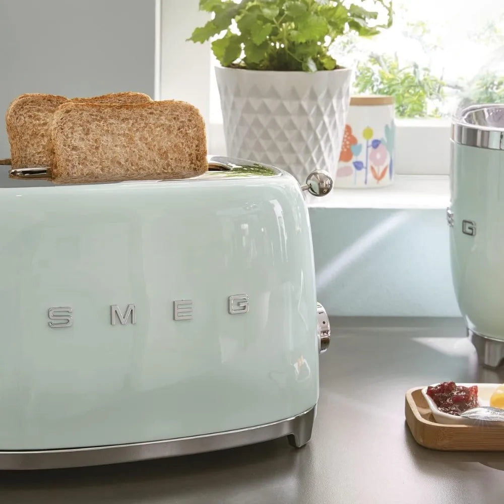 SMEG 2 Slice Retro Toaster (Pastel Green)