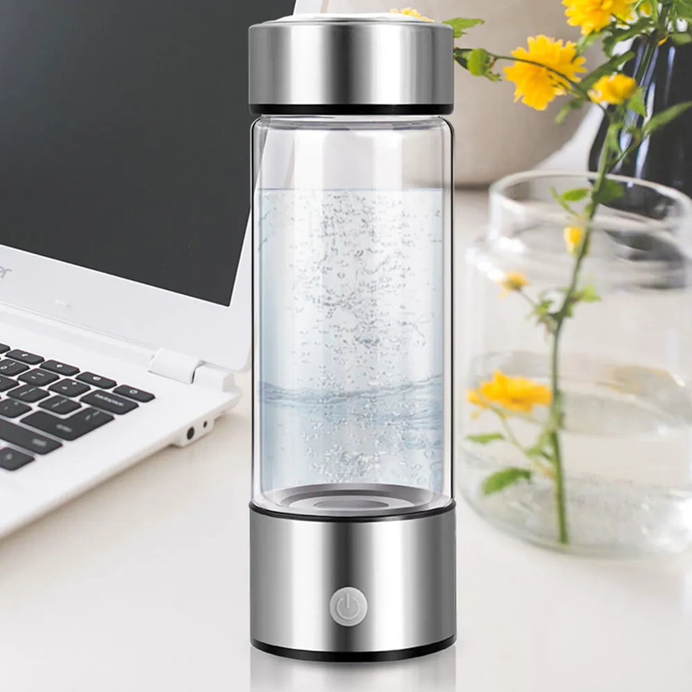 Générateur d'hydrogène et d'eau alcaline, bouteille ioniseur d'eau Portable Rechargeable, tasse d'eau Super antioxydante riche en hydrogène