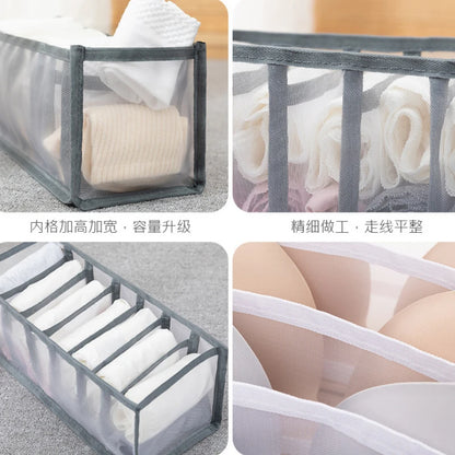 Closet Organizer Clothes Bras Socks Underwears Organizer Jeans T-shirt Drawer Storage Box Household Wardrobe Pants Storage Bag