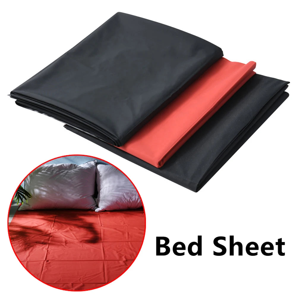 PVC 100% Waterproof Adult Bedsheets Bed Cover Sexual Game Intercourse Flat Sheet Spa Coverlet Double Single Queen Size Coverlid