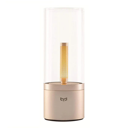 Yeelight – bougie rechargeable jaune, lampe de table de chevet, pour chambre à coucher, salon, rencontres, lumière d'ambiance à intensité variable