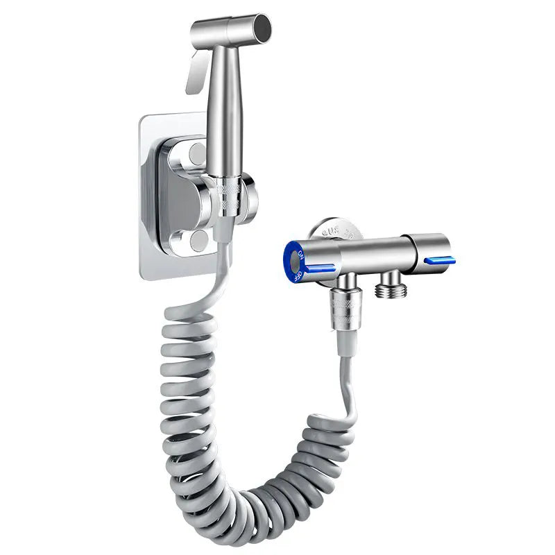 Ensemble de pulvérisateur de Bidet à main, pistolet de pulvérisation en acier inoxydable 304, douche, toilettes à main, robinet de pulvérisation, buse de douche autonettoyante