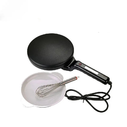 Máquina de tortitas eléctrica antiadherente de 220V para hacer Pizza y crepé, plancha antiadherente para hornear, Pan, pastel, máquina de cocina, herramientas de cocina, crepé