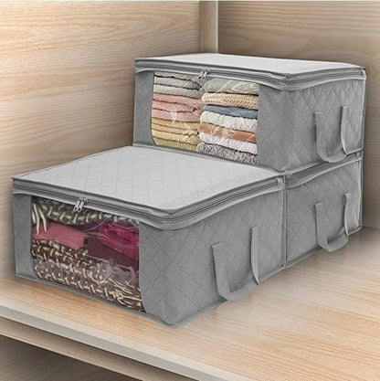 Caja de almacenamiento plegable para el hogar, bolsa de almacenamiento para edredón, armario, caja de almacenamiento de ropa, bolsa antipolvo