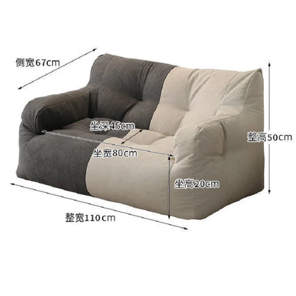 IHOME Lazy Sofa Tatami Home Living Room Dormitory Rental House Net Red Ins Girly Style Bedroom Balcony Small New Drop Shopping