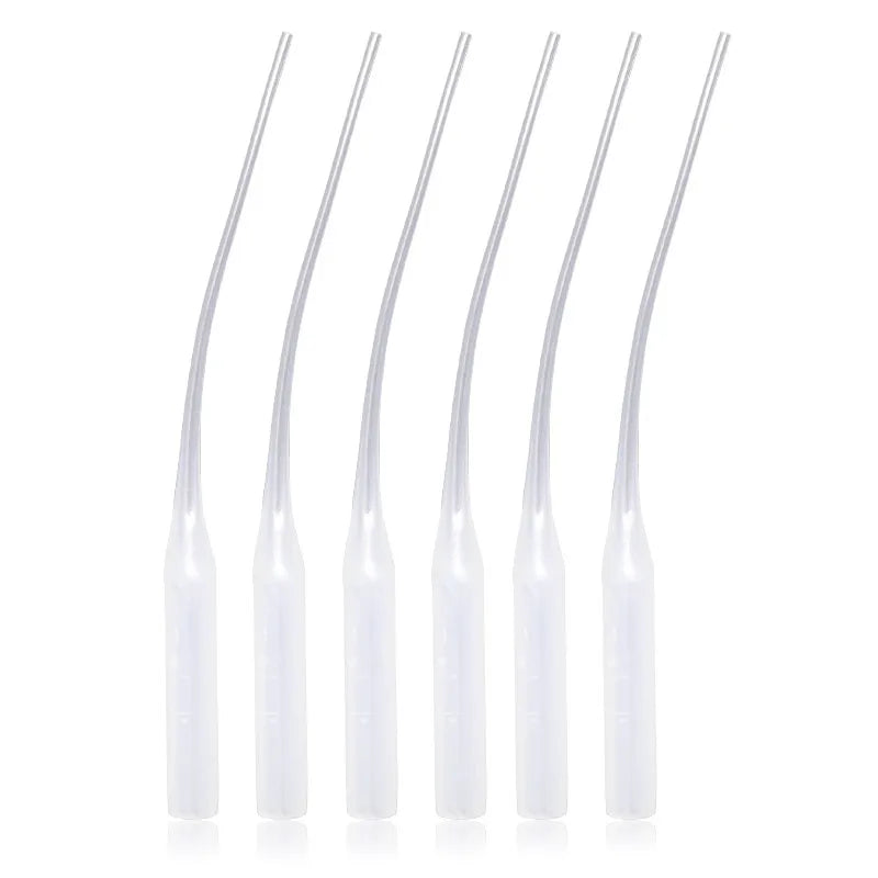 Micro-embouts de colle en plastique, 50/100 pièces, embouts de bouteille de colle, prolongateur de colle, applicateur de précision, buse de Tube tombant pour laboratoire d'artisanat