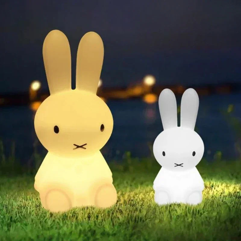 Éclairage mignon lapin éclairage lumière d'ambiance veilleuse LED lumières ampères pour chambre lampe d'écriture lampe de bureau lampe de nuit pour enfants cadeau